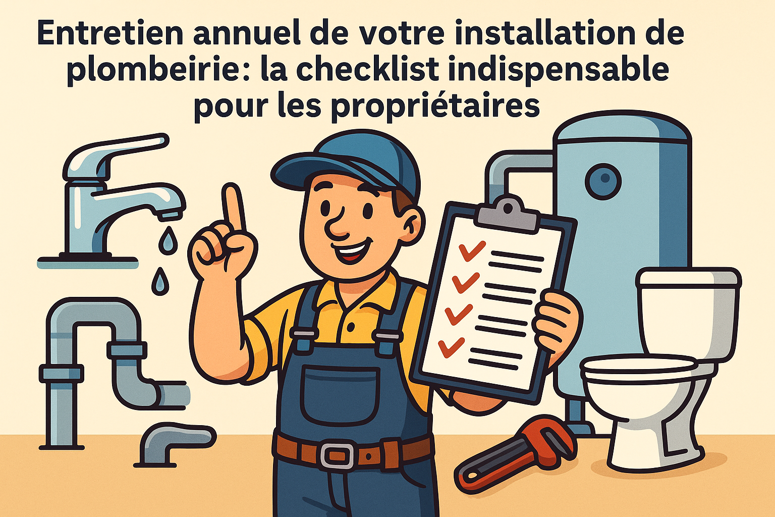 Entretien annuel de votre installation de plomberie : checklist pour propriétaire